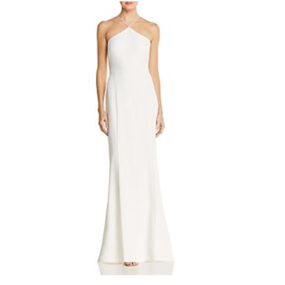 Laundry By Shelli Segal Tie-back Gown